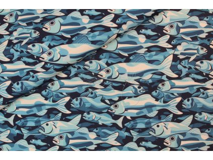 softshell zimni nepruzny vzorovany rybky modre (3)