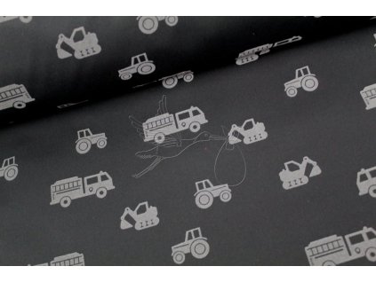 Softshell s beránkem reflexní - auta