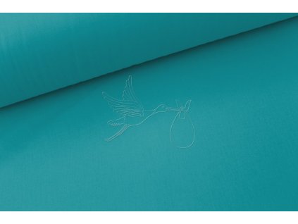 27012 tmava mint bavlnene platno sire 240cm 116