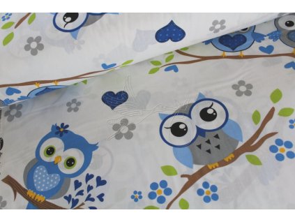 8682 sovy modre bavlnene platno sire 240cm