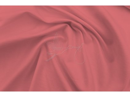 15186 jednobarevny uplet 180cm tmava broskev