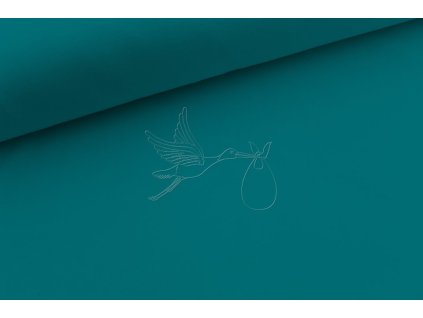 15168 naplet hladky modrozeleny tyrkys