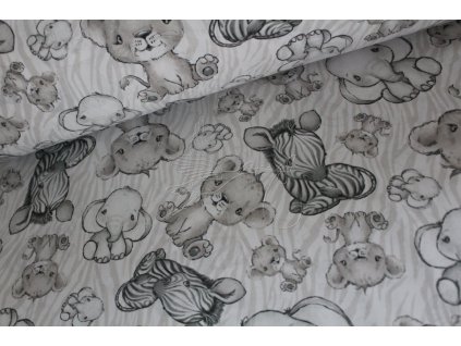 11781 zebra s kamarady ii seda bavlnene platno sire 160cm