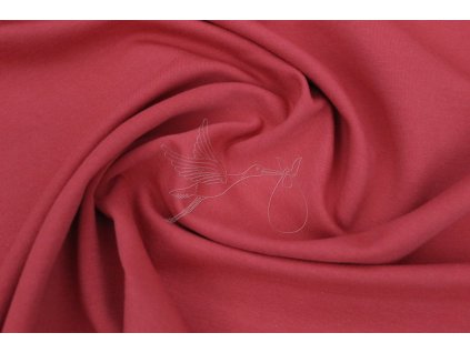 4008 teplakovina nepocesana 240g cervena