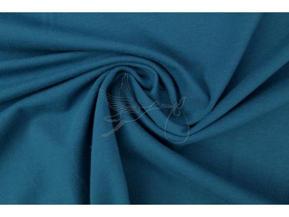 5865 jednobarevny uplet 190g petrolej