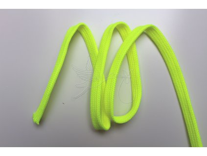 3564 plocha odevni snura 10mm neon zluta