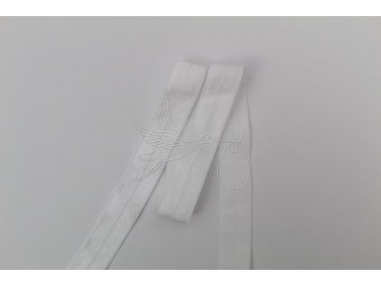 6981 lemovaci pruzenka 20mm lesk mat bila
