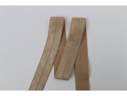 7014 2 lemovaci pruzenka 20mm lesk mat svetle hneda