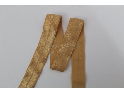 7017 2 lemovaci pruzenka 20mm lesk mat hnedo zlata