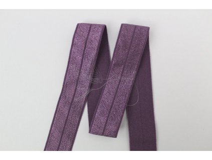 7053 2 lemovaci pruzenka 20mm lesk mat fialova ametyst