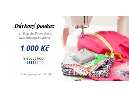 poukaz 1000