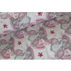 11787 sloni ruzovi bavlnene platno sire 240cm