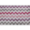 1281 4 chevron ruzovo fialovy bavlnene platno sire 240cm