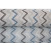 14325 1 chevron modry na bile bavlnene platno de luxe sire 240cm