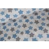 14331 1 hvezdicky modre na bile bavlnene platno de luxe sire 240cm