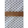 16445 2 tmave sede puntiky na bile bavlnene platno sire 240cm