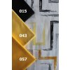 17092 3 barevne bludiste zlute bavlnene platno sire 240cm