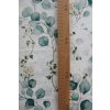 Eukalyptus - mint - bavlněné plátno, šíře 240cm - zbytek 0,22m