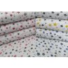 6675 2 muselin plenkovina hvezdicky modro zelene