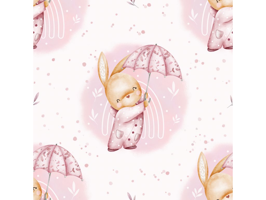 spring bunny pink