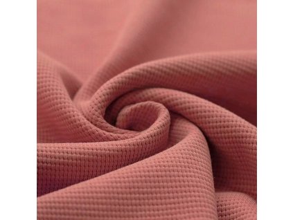 Waffle knit jersey clay pink 1800x1800