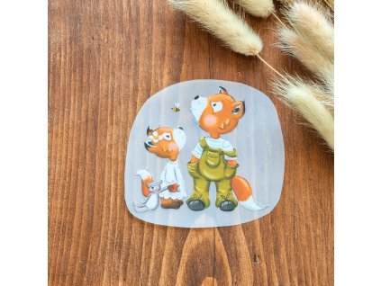 DTF Nažehlovačka LIŠTIČKY 8cm