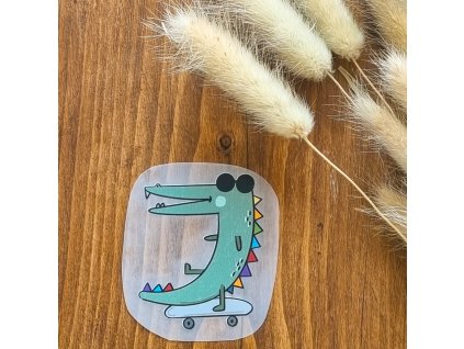 DTF Nažehlovačka KROKODÝL 7cm