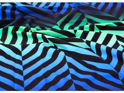 LyckligDesign ZIG+ZAG MintBlau gr 330260 q