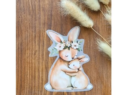 DTF Nažehlovačka ZAJÍČCI 11cm