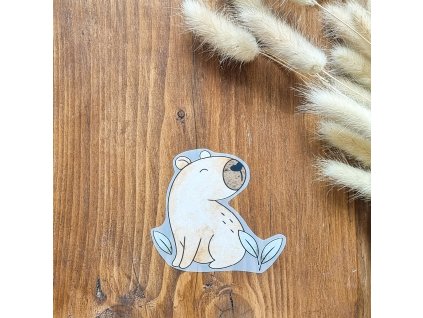 DTF Nažehlovačka KAPYBARA 8cm