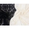Boholace Spitze weiß schwarz drapiert quer