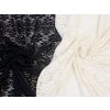 Boholace Spitze weiß schwarz drapiert quer