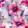 Úplet květy fuchsie akvarel 200g