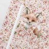 FT panel wildlife in flowers fox size