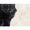 Boholace Spitze weiß schwarz drapiert quer