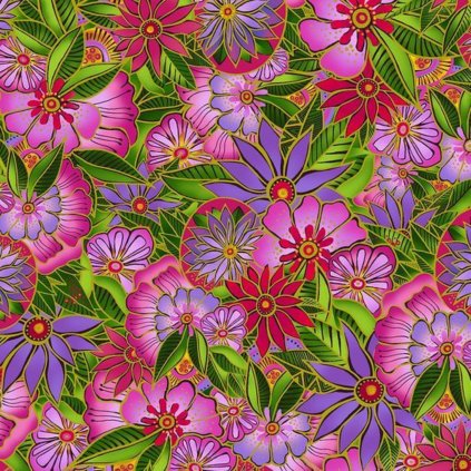 Sea Goddess farebne kvety fuchsia I