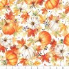 Fall For Autumn / Tekvičky / oranžová / metalická / U4985-116