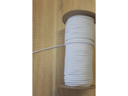 Guma klobúková 4mm biela