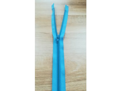 Zips odopínateľný tyrkys 45cm