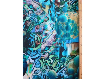 Panel na šaty modrý