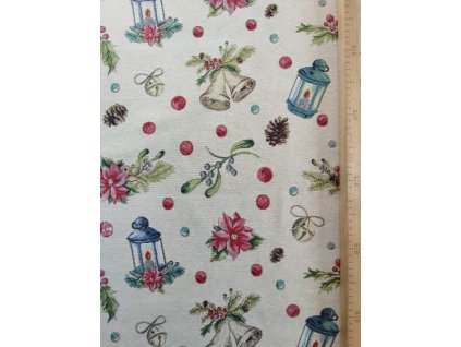 Režné plátno vianočné ozdoby