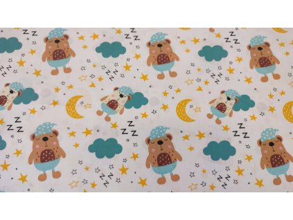 Plátno spiaci medveď