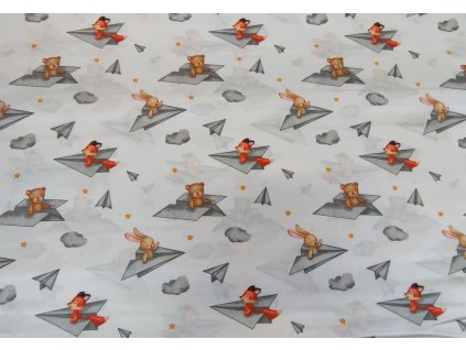 Plátno papierove lietadlá