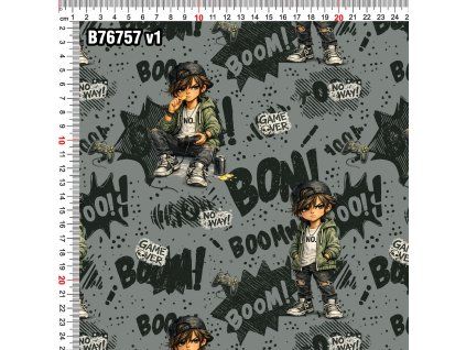 Teplákovina chlapec hnedé vlasy