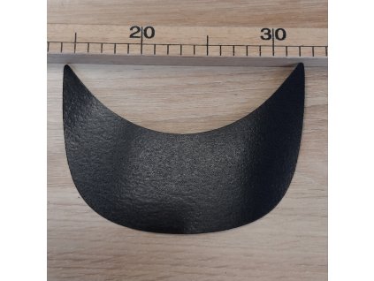 šilt veľký 7,5cm čierny