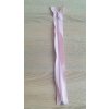 Zips odopínateľný ružový 30cm