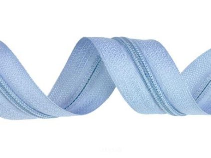 1063 zip spiralovy nekonecny zip 3mm svetle modry