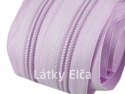 12094 1 zip spiralovy nekonecny pas 5mm svetle fialova