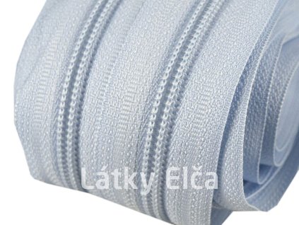 12097 1 zip spiralovy nekonecny pas 5mm svetle modra