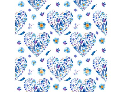 Blue seamless pattern 01